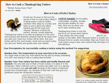 Tablet Screenshot of howtocookathanksgivingturkey.com